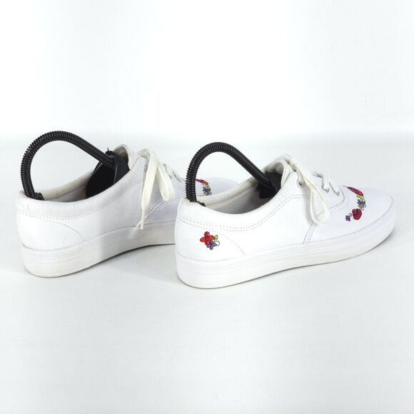Keds Grasshoppers Red Hat Society Sneakers Women’s 6M Embroidered Cottage Granny - Picture 3 of 14
